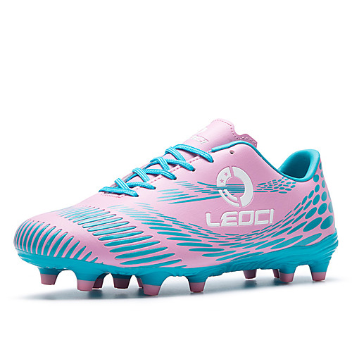 

Men's Trainers Athletic Shoes Sporty Outdoor Soccer Shoes PU Non-slipping Black / Silver BluePink Orange Fall Spring
