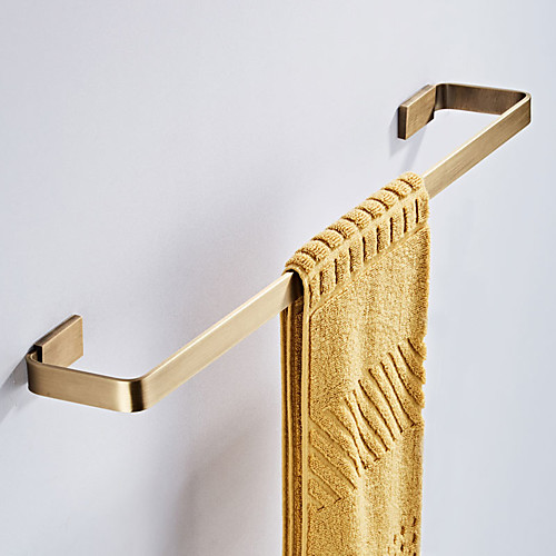

Towel Bar New Design Antique / Country Brass 1pc - Bathroom / Hotel bath 1-Towel Bar Wall Mounted