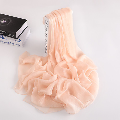 

Sleeveless Shawls / Scarves Crepe Wedding / Party / Evening Women's Wrap / Women's Scarves With Solid