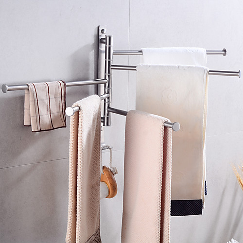 

Creative Towel Bar Fun & Whimsical Stainless steel 2pc - Bathroom / Hotel bath Wall Mounted