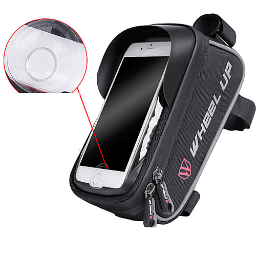 

Wheel up Bike Frame Bag Top Tube 6 inch Waterproof Cycling for Cycling Black Mountain Bike / MTB Road Bike Outdoor Exercise