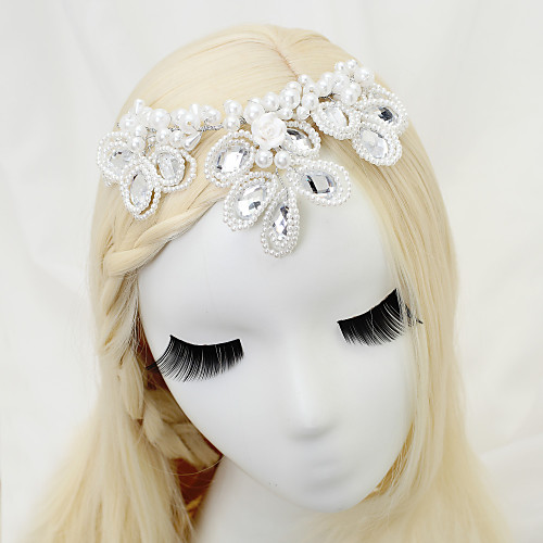 

Imitation Pearl / Paillette / Alloy Headpiece with Faux Pearl / Paillette 1 Piece Wedding Headpiece