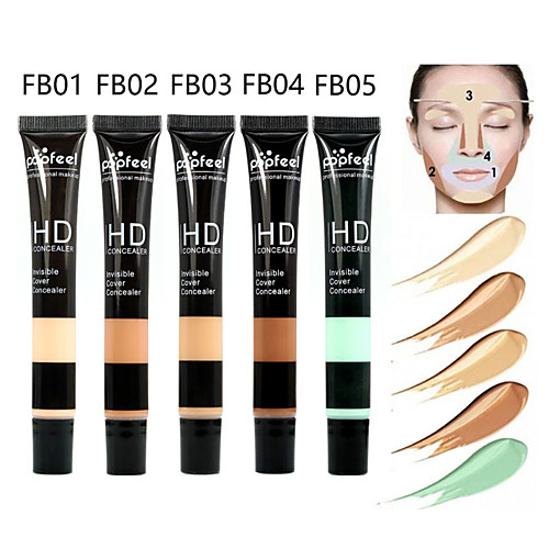 

5 Colors Wet / Matte Coverage / Concealer / Beauty Universal / Neck / Health&Beauty # Matte / Universal Waterproof / Universal / Easy to Carry Daily Wear / Beauty Therapy / Beginner Cream Makeup