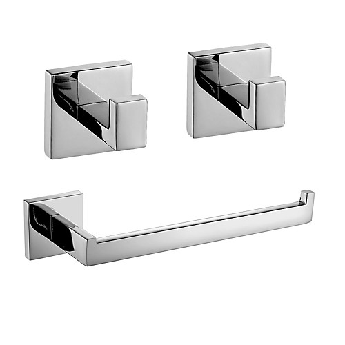 

Bathroom Accessory Set Premium Design / Creative Contemporary / Fun & Whimsical Metal 3pcs - Bathroom Wall Mounted