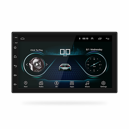 

chelong 7200C 7 inch 2 DIN Android 8.1 Car MP5 Player GPS / Built-in Bluetooth / Steering Wheel Control for universal RCA Support MPEG / AVI / MOV MP3 / WAV / OGG JPEG / Stereo Radio