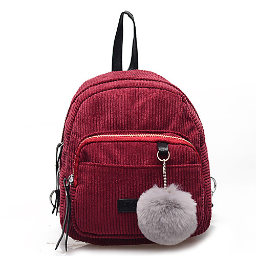 

Waterproof Nylon Zipper Commuter Backpack Solid Color Daily Blushing Pink / Gray / Yellow / Fall & Winter