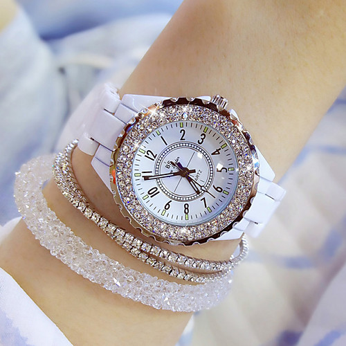 

Women's Quartz Watches Analog Quartz Formal Style Luxury Casual Watch / One Year / Stainless Steel / Ceramic