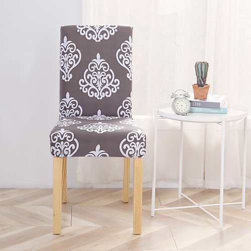 

Slipcovers Chair Cover Printed Polyester/ Modern Concise Style/ Classic Grey & White Pattern