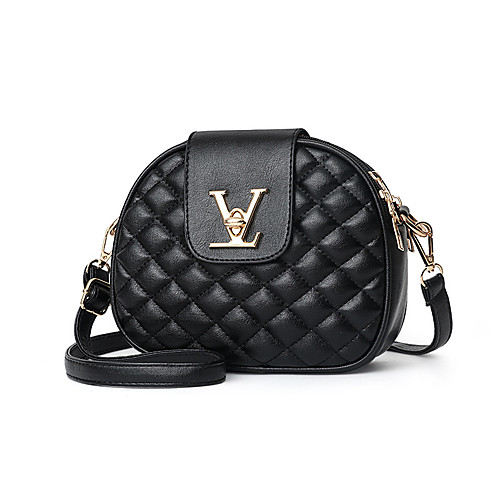 

Women's Zipper PU Crossbody Bag Black / White / Blushing Pink / Fall & Winter