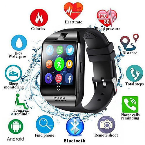 

Q18S Smart Watch BT Fitness Tracker Support Notify/ SIM-card/ Heart Rate Monitor Sports Smartwatch Compatible Samsung/ Android/ Iphone