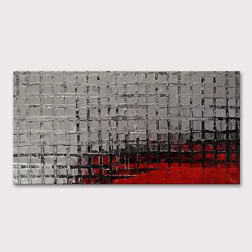 

Oil Painting Hand Painted - Abstract Modern Stretched Canvas