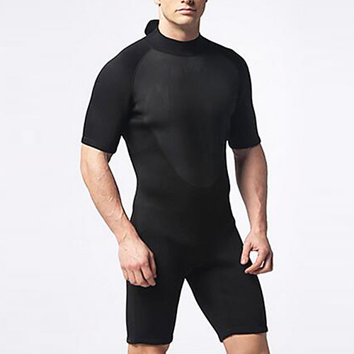 

Men's Shorty Wetsuit 2mm Neoprene Diving Suit Short Sleeve Back Zip - Diving Surfing