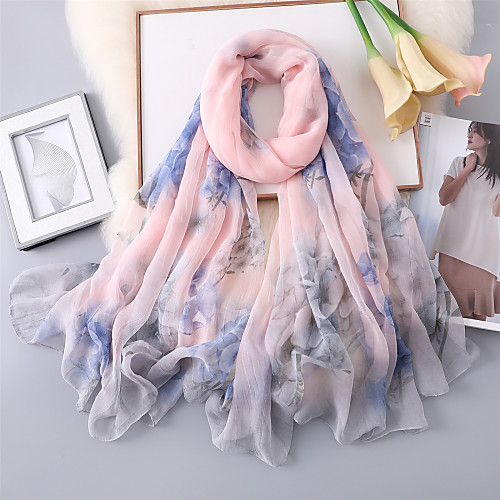 

Sleeveless Shawls / Scarves Chiffon Wedding / Party / Evening Women's Wrap / Women's Scarves With Print