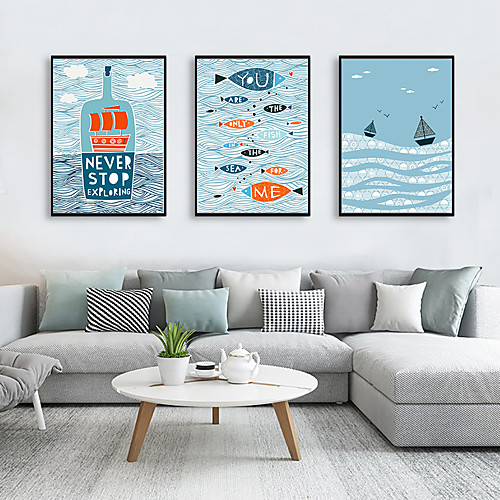 

Framed Art Print Framed Set - Animals Cartoon PS Illustration Wall Art