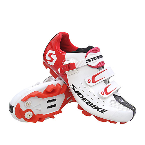 

SIDEBIKE Mountain Bike Shoes Waterproof Breathable Anti-Slip Cycling Black Red Green Men's Cycling Shoes / Cushioning / Ventilation / Cushioning / Ventilation