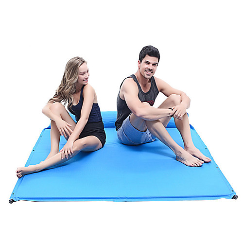 

Self-Inflating Sleeping Pad Camping Pad Air Pad with Pillow Outdoor Camping Waterproof Portable Breathable Moistureproof Pongee 1901653.5 cm for 2 person Camping / Hiking Fishing Beach Autumn