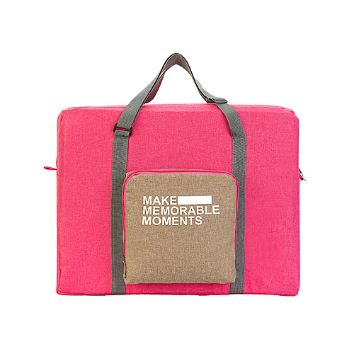 

Unisex Waterproof Walking Polyester Travel Bag Zipper Color Block Floral Print Daily Outdoor Black Yellow Pink Sky Blue