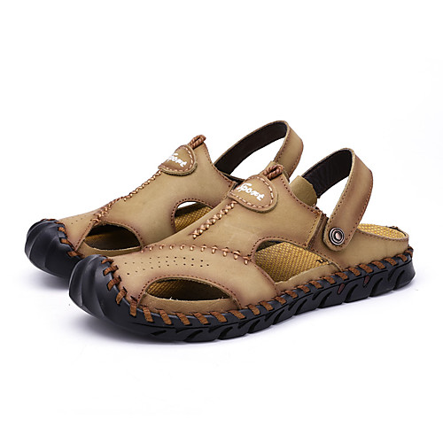 

Men's Hiking Shoes Breathable Comfortable Travel Walking Summer Black Brown BrownGray
