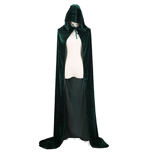

Witch Vampire Cape Cosplay Costume Cloak Party Costume Costume Adults' Men's Cover Up Halloween Christmas Halloween Carnival Festival / Holiday Satin Velvet White / Black / Purple Men's Easy Carnival