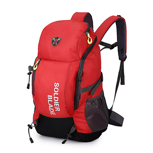 

Daofeng 40 L Hiking Backpack Breathable Rain Waterproof Fast Dry Outdoor Fishing Hiking Cycling / Bike Polyester Nylon Black Purple Red