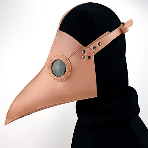 

Plague Doctor Retro Vintage Punk & Gothic Steampunk 17th Century Mask Masquerade Men's Women's Leather Costume Mask Orange Vintage Cosplay Christmas Party Halloween