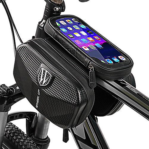 

Wheel up Bike Frame Bag Top Tube 6 inch Waterproof Cycling for Cycling Black Mountain Bike / MTB Road Bike Outdoor Exercise