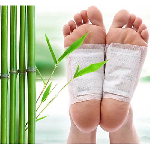 

10 Pcs Kiyeski Brand Ginger Salt Detox Foot Pads Patches Foot Health Care