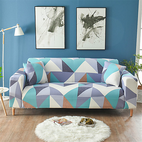 

Sofa Cover Romantic Yarn Dyed Polyester / Cotton Blend Slipcovers