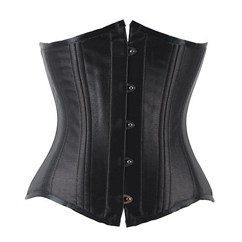 

Belle Retro Vintage Overbust Corset Party Costume Women's Costume Black Vintage Cosplay Stage Club Sleeveless / Legguards / Legguards