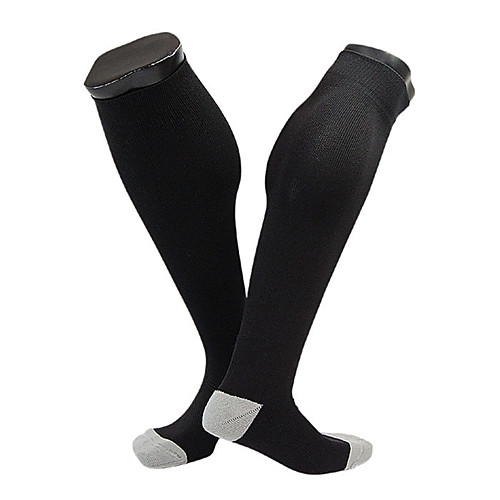 

Men's Women's Athletic Sports Socks Hiking Socks Running Socks Football Socks 1 Pair Winter Outdoor Warm Reduces Chafing Comfortable Sweat-Wicking Compression Socks Long Socks Patchwork Polester
