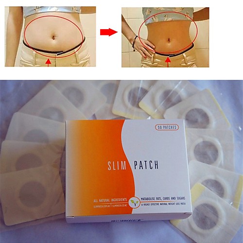 

10pcs/pack Magnetic Abdominal Slimming Patch Navel Stick Slim Patch Slimming Lose Weight Cellulite Fat Burning