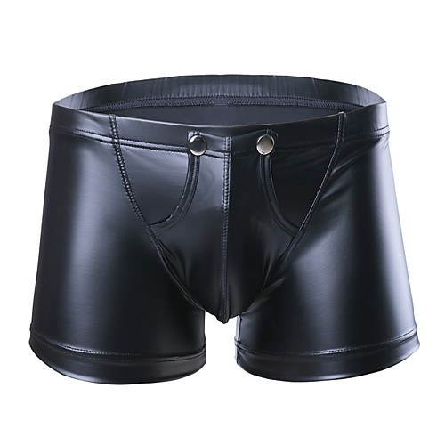 

Men's Rivet Boxers Underwear - Normal 1 Piece Low Waist Black M L XL