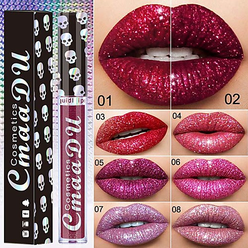 

Sexy Shimmer Diamond Glitter Liquid Lipstick Long Lasting Waterproof Metallic Pearl Colour velvet Lipgloss Lip Makeup