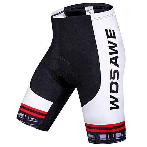 

WOSAWE Men's Women's Cycling Padded Shorts Silicon Spandex Polyester Bike Shorts Padded Shorts / Chamois Pants Breathable 3D Pad Quick Dry Sports Patchwork Black Mountain Bike MTB Road Bike Cycling