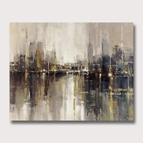 

Oil Painting Hand Painted - Abstract Modern Rolled Canvas
