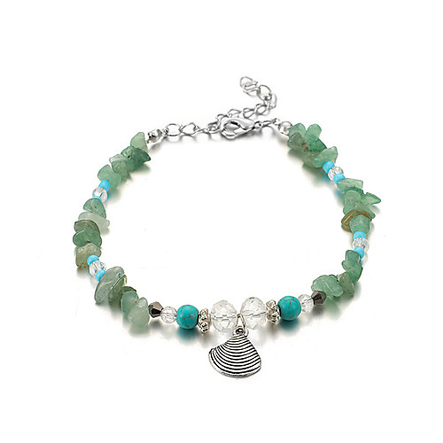 

Ankle Bracelet Women's Body Jewelry For Party Daily Alloy Silver