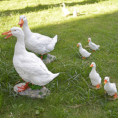 

Realistic Outdoor Garden Resin Artificial Simulation Duck Model Sculpture Decor Crafts