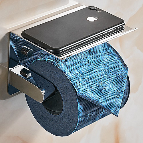 

Toilet Brush Holder Creative Contemporary Stainless Steel 1pc Wall Mounted