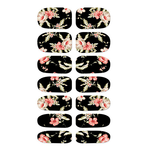 

1 pcs Full Nail Stickers Romantic Series nail art Manicure Pedicure Mini Style / Safety / Slim design Stylish / Simple Daily / Festival