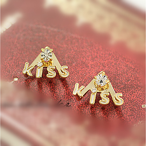 

Women's Stud Earrings Geometrical Precious Fashion Earrings Jewelry Gold For Christmas Street Gift Date Vacation 1 Pair