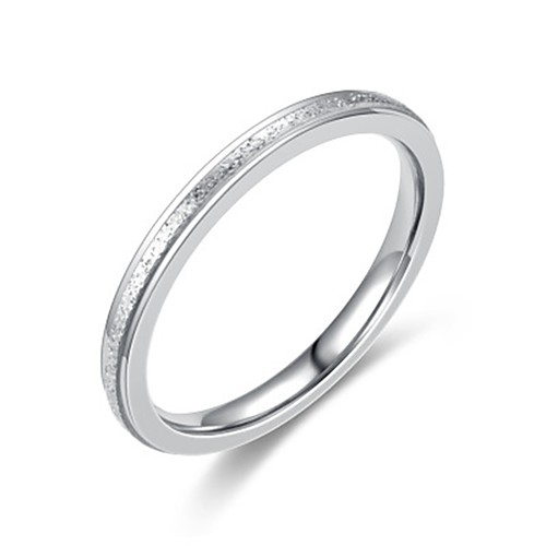 

Men's Women's Band Ring Ring Tail Ring 1pc Silver Rose Gold Stainless Steel Titanium Steel Circular Basic Fashion Gift Daily Jewelry Cool