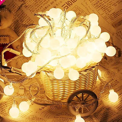 

10m String Lights 100 LEDs 1 set Warm White Decorative 220-240 V