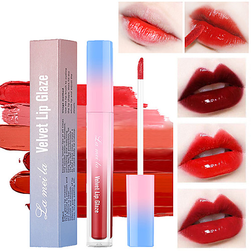 

6 Color Lasting Waterproof Moisturizing Matte Lip Gloss Faded Velvet Lip Glaze Moisturizing Lip Balm