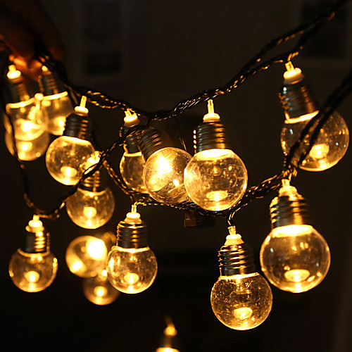 

6m String Lights 20 LEDs 1 set Warm White Cold White Decorative 220-240 V