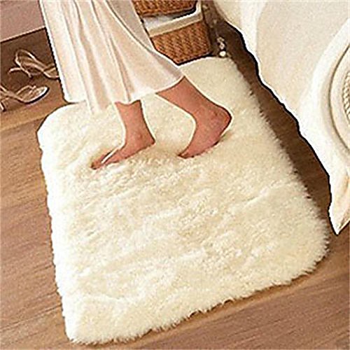 

Soft Fluffy Rugs Anti Skid Shaggy Rug Dining Room Home Bedroom Carpet Floor Mat