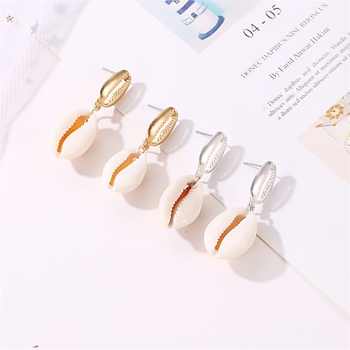 

Women's Earrings Holiday Wedding Birthday Romantic Earrings Jewelry Gold / Silver For Date Street Festival 1 Pair