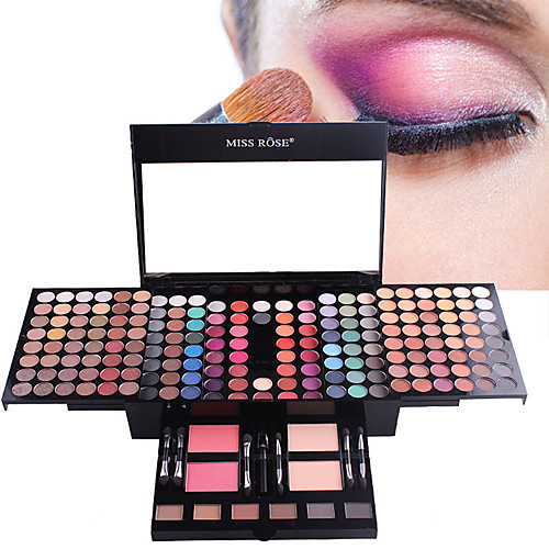 

Makeup Set Eyeshadow Palette Makeup Mirror All-In-1 Professional Matte Shimmer Waterproof Long Lasting Fashion 180 Colors Cosmetic Grooming Supplies