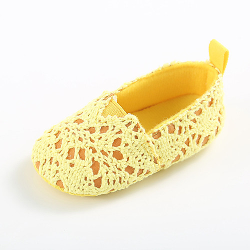 

Girls' First Walkers / Children's Day Knit Flats Infants(0-9m) / Toddler(9m-4ys) White / Black / Yellow Spring / Summer