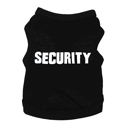 

Dog Shirt / T-Shirt Vest Puppy Clothes Quotes & Sayings Casual / Daily Simple Style Dog Clothes Puppy Clothes Dog Outfits Black Costume for Girl and Boy Dog Cotton XS S M L