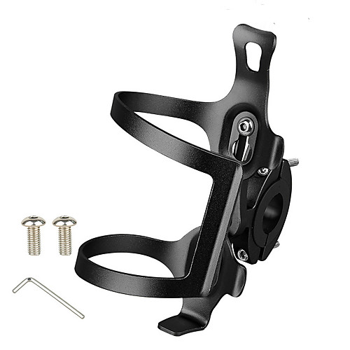 

Bike Water Bottle Cage Portable Lightweight Protective Durable Easy to Install For Cycling Bicycle Road Bike Mountain Bike MTB Folding Bike Recreational Cycling Aluminum Alloy Black Gold Silver